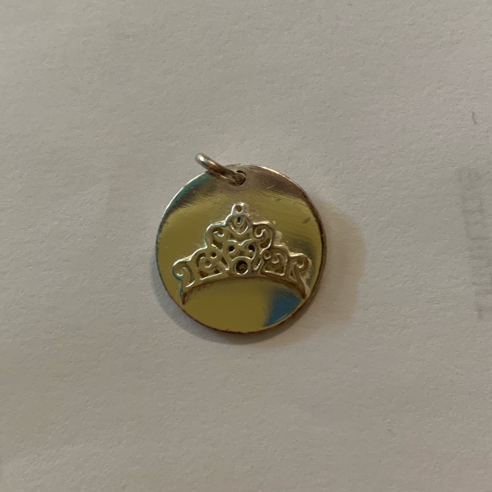 Sterling silver Disney necklace charm ON HOLD